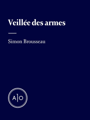 cover image of Veillée des armes